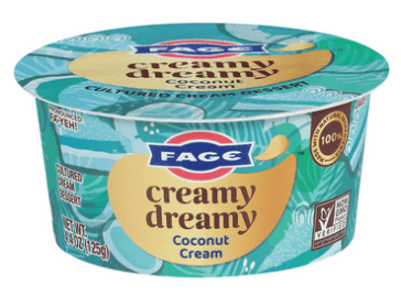 FAGE Cream Dessert, Coconut Cream, Creamy Dreamy