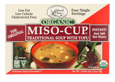 Miso-Cup Organic Traditional Soup with Tofu, Single-Serve Envelopes in 4 Count Boxes