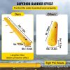 VEVOR Flood Barrier, 24 ft Length x 6 in Height Sandbag Alternative, Water Barrier for Flooding with Great Waterproof Effect