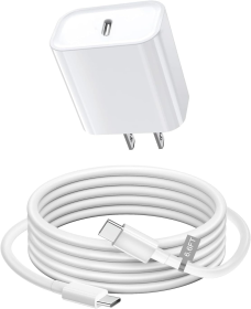 Phone Charger, Cube Phone Charger Travel 2Pack 6FT Lightning Cable Cord Quick Fast Charging Cord USB Wall Chargers Travel Plug Adapter For Phone (Option: Type C-1m Charging head)